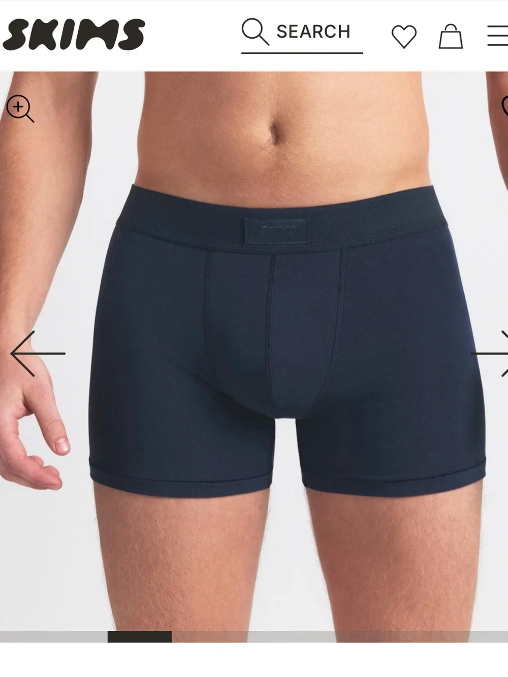 SKIMS Men's 3” Boxer Briefs in Blue sz 2XL
